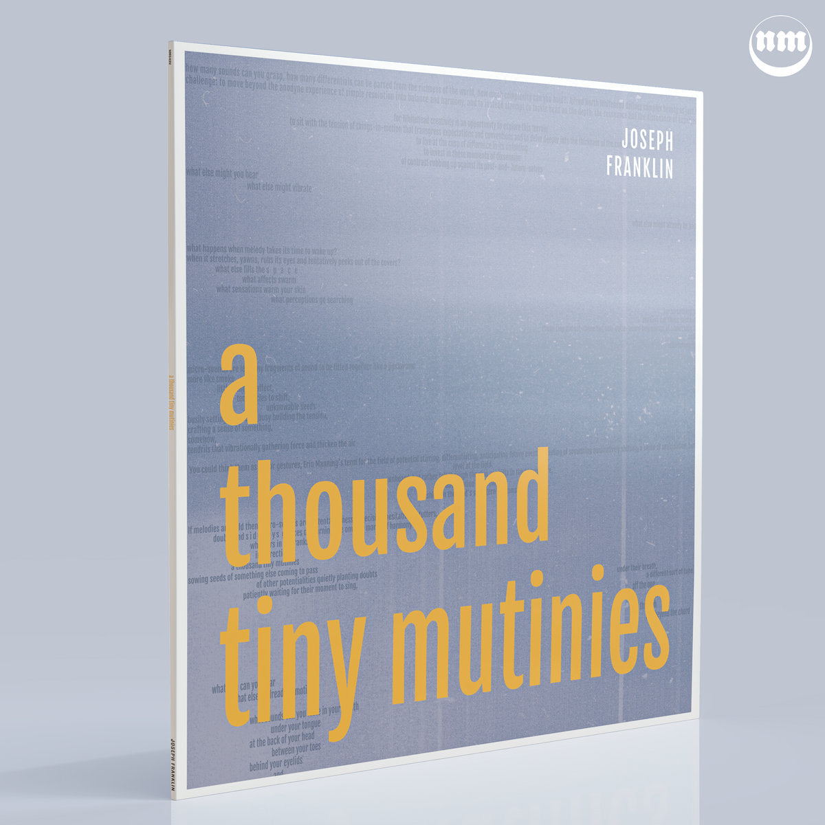 JOSEPH FRANKLIN - "A THOUSAND TINY MUTINIES" LP