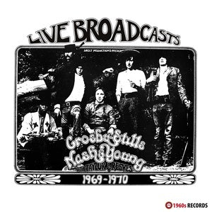 CROSBY STILLS NASH - "LIVE BROADCASTS 1969-1970"  LP
