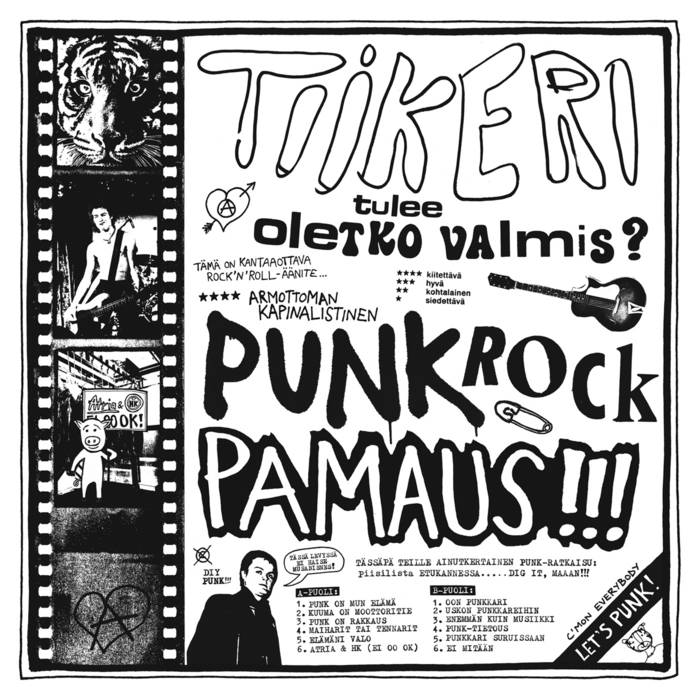 TIIKERI - "PUNK ROCK PAMAUS!!!" LP