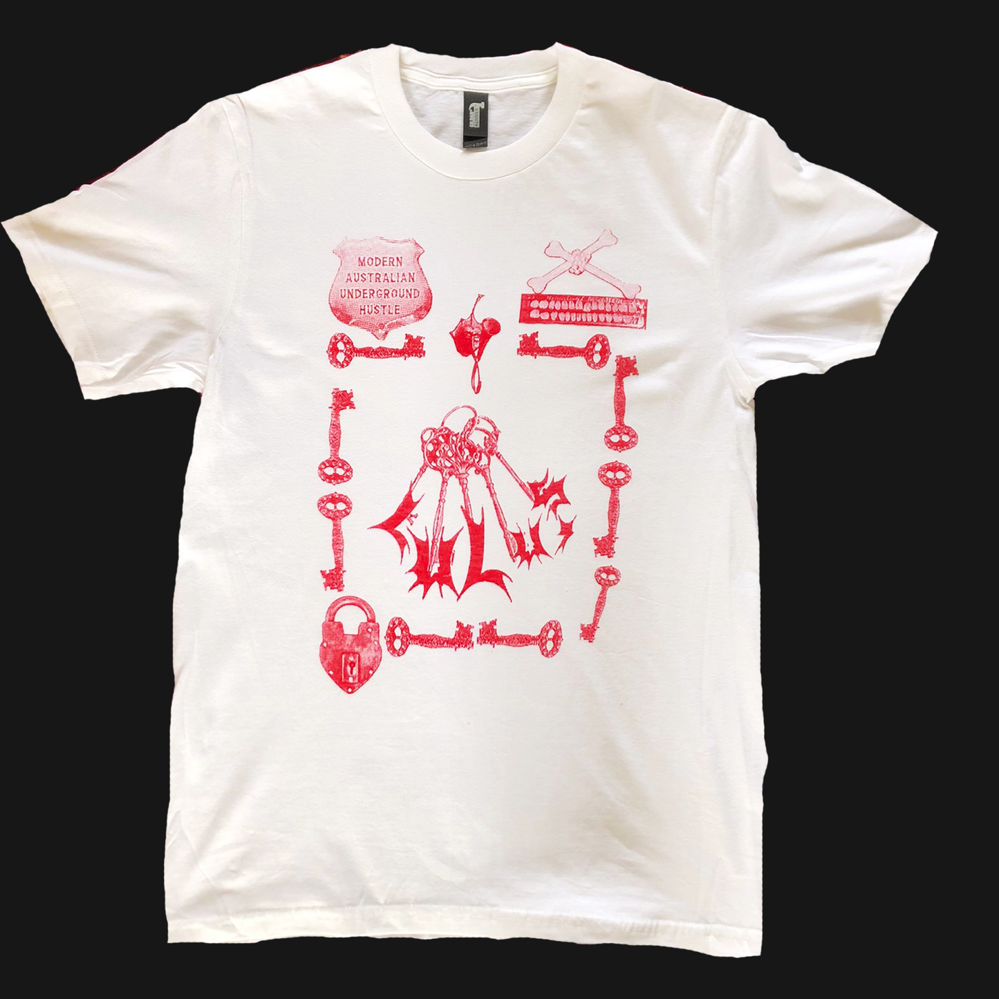 LULU'S - "EBONNY MUNRO" WHITE T-SHIRT