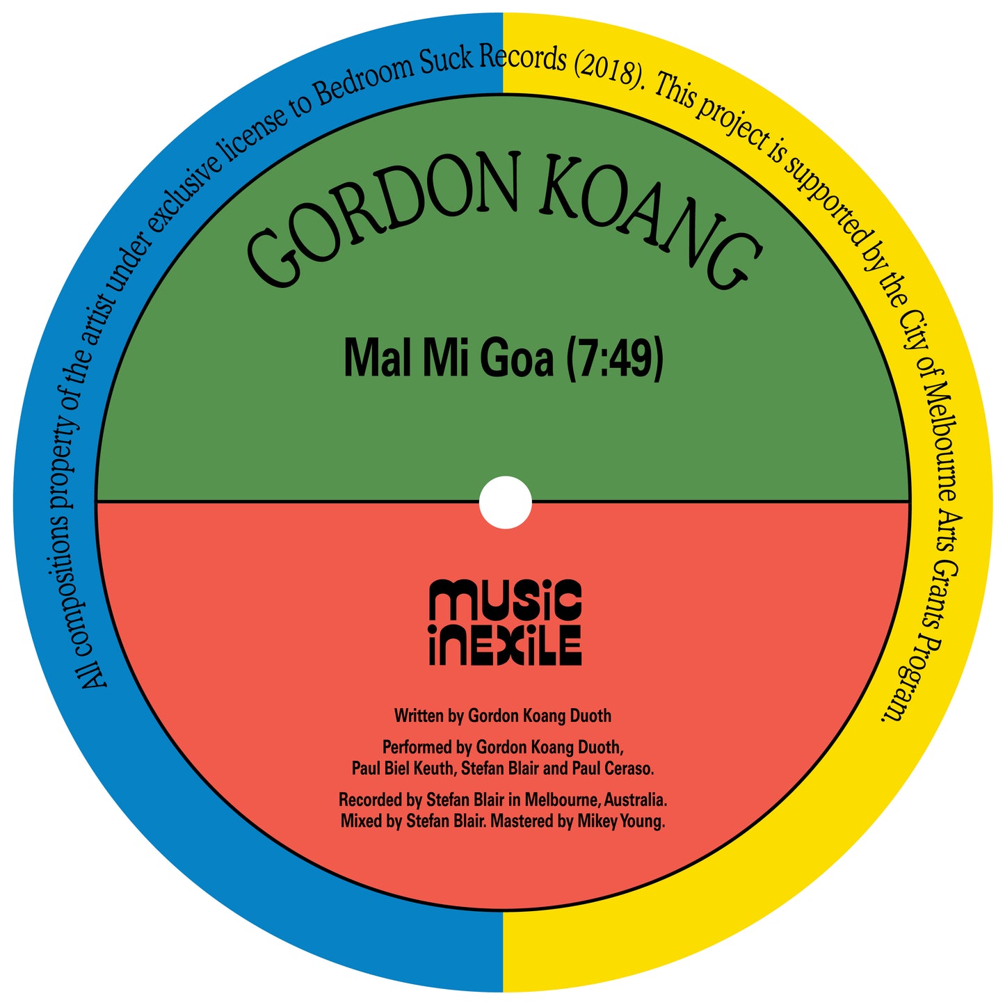 GORDON KOANG - MAL MI GOA / SALAAM 12"