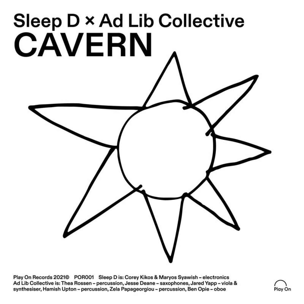 SLEEP D x AD LIB COLLECTIVE - "CAVERN" 7"