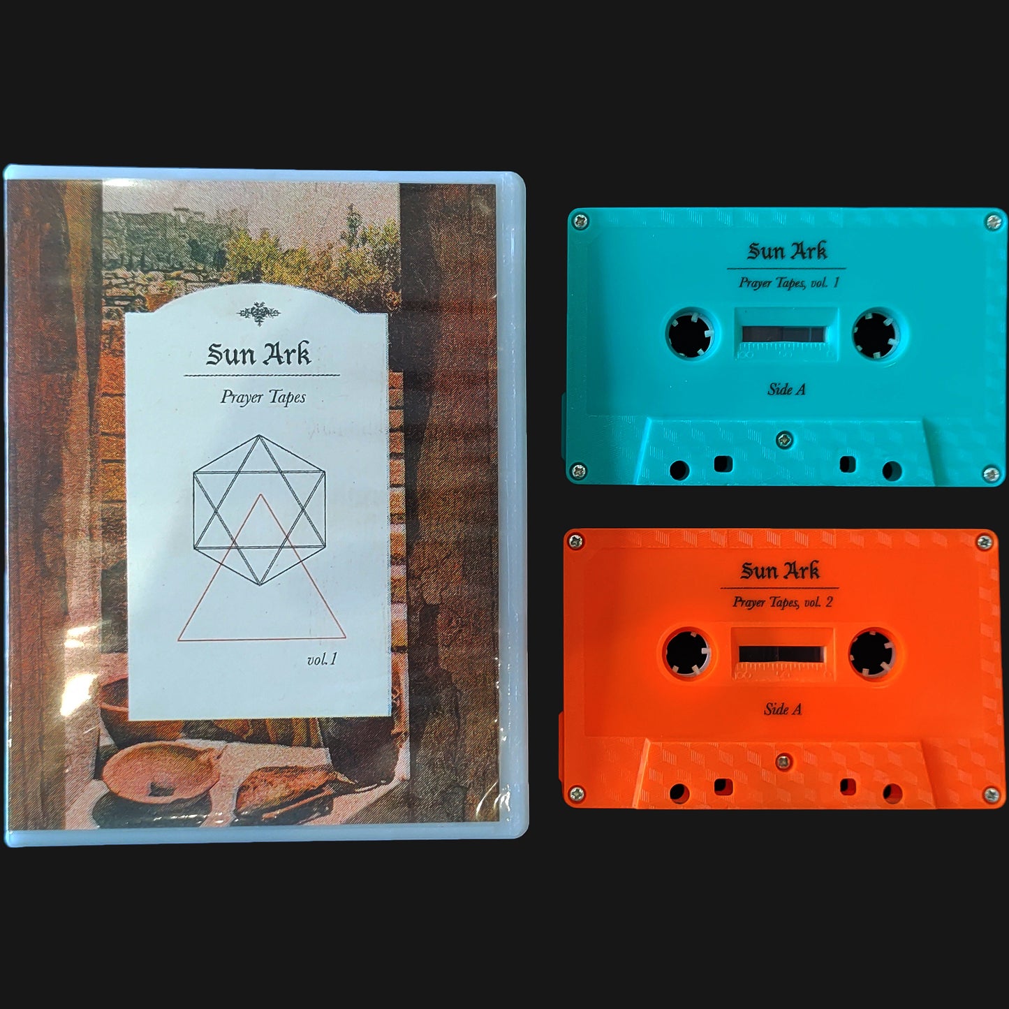 SUN ARAW - "SUN ARK - PRAYER TAPES VOL. 1 & 2" 2xCS