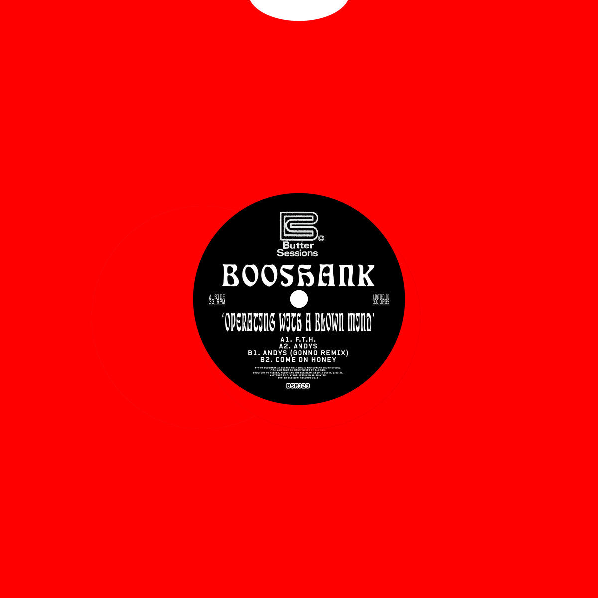 BOOSHANK - OPERATING WITH A BLOWN MIND 12"