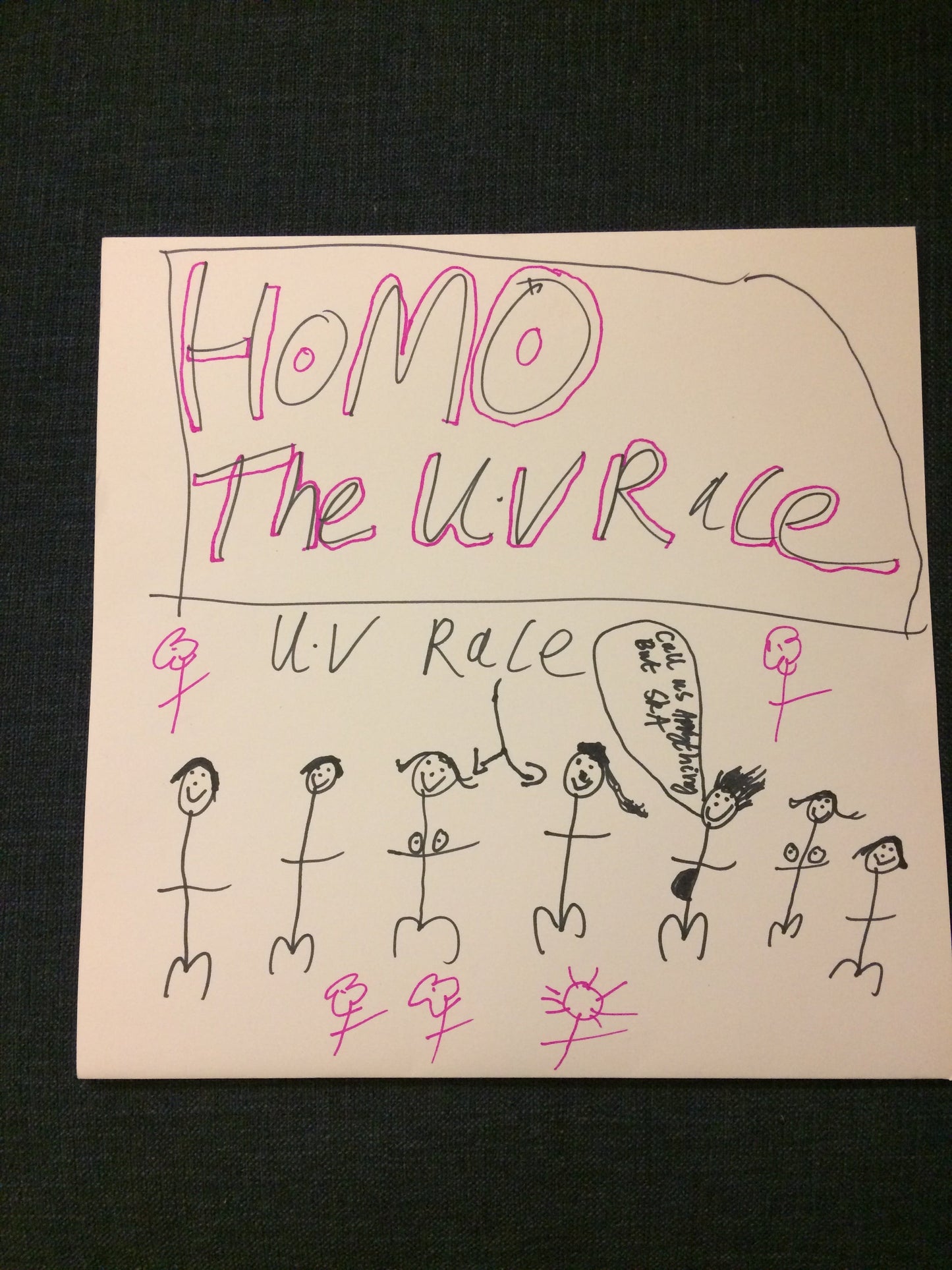 THE UV RACE - "HOMO" LP *LIMITED EDITION COVER*