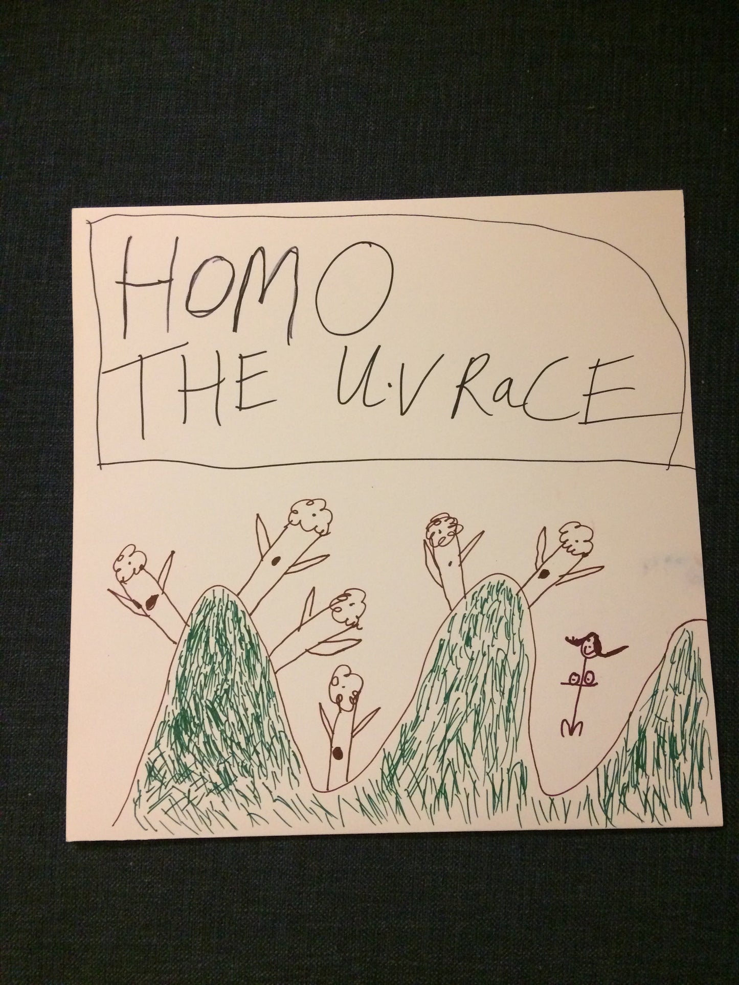 THE UV RACE - "HOMO" LP *LIMITED EDITION COVER*