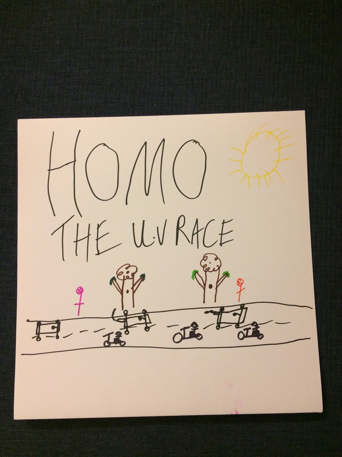 THE UV RACE - "HOMO" LP *LIMITED EDITION COVER*