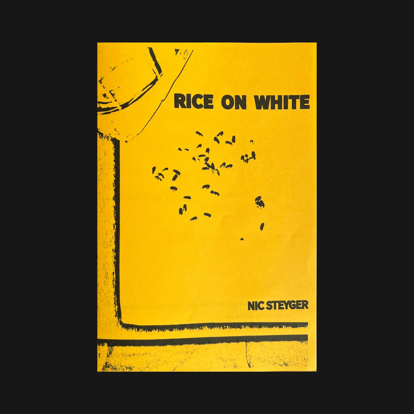 NIC STEYGER - "RICE ON WHITE" ZINE