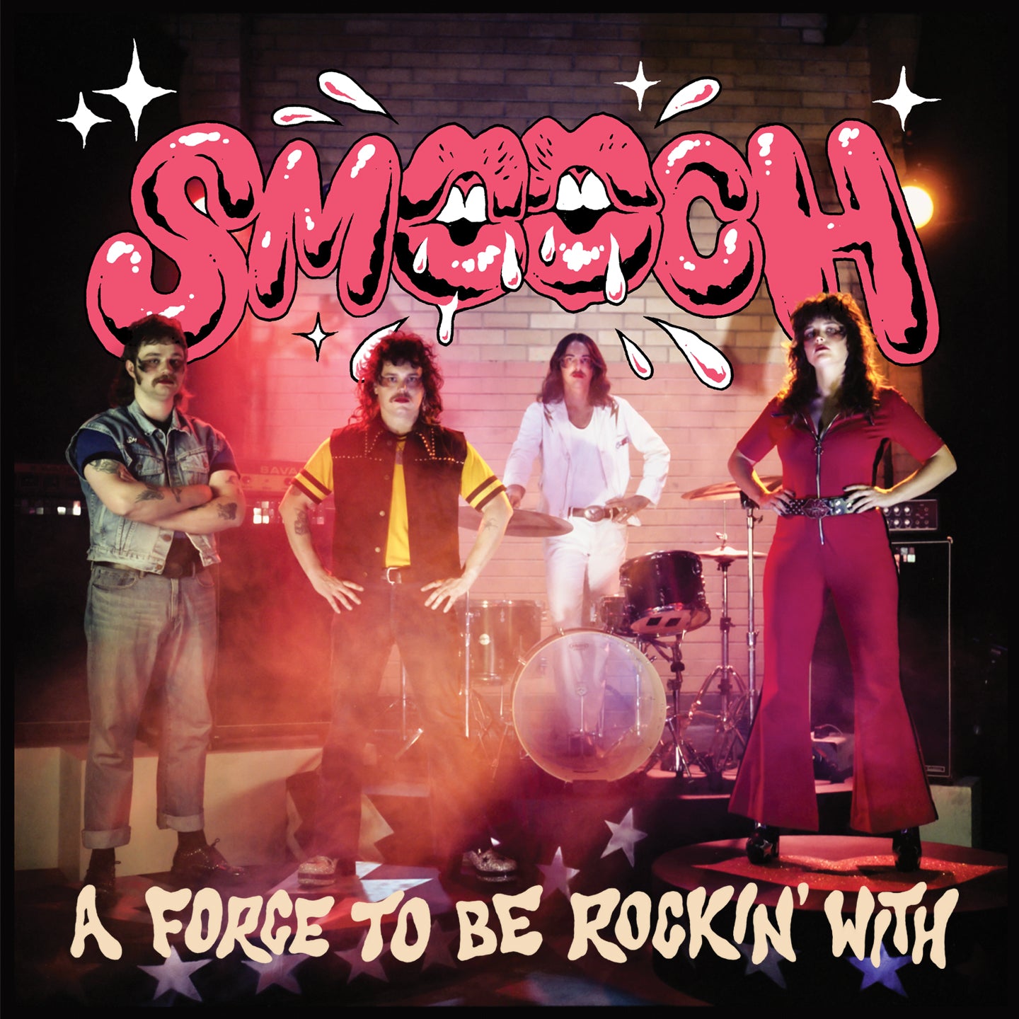 SMOOCH - "A FORCE TO BE ROCKIN' WITH" LP