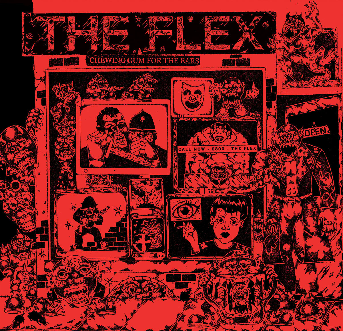 THE FLEX - "CHEWING GUM FOR THE EARS" LP