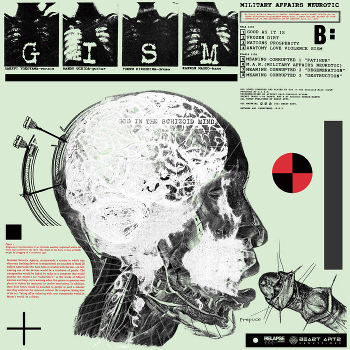 GISM - "MILITARY AFFAIRS NEUROTIC" LP