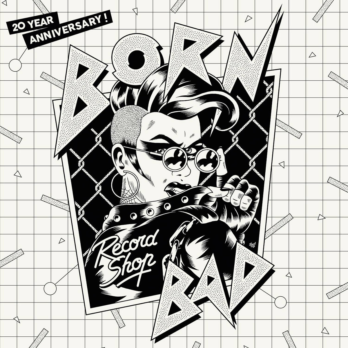 V/A "BORN BAD RECORD SHOP: 20 YEAR ANNIVERSARY" LP