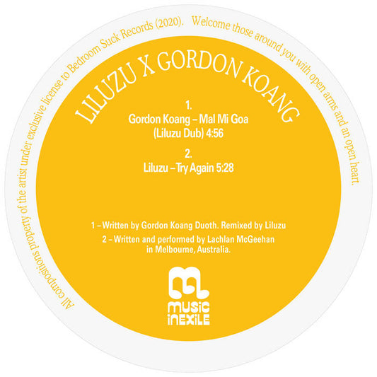 GORDON KOANG x LILUZU - REMIXED 12"