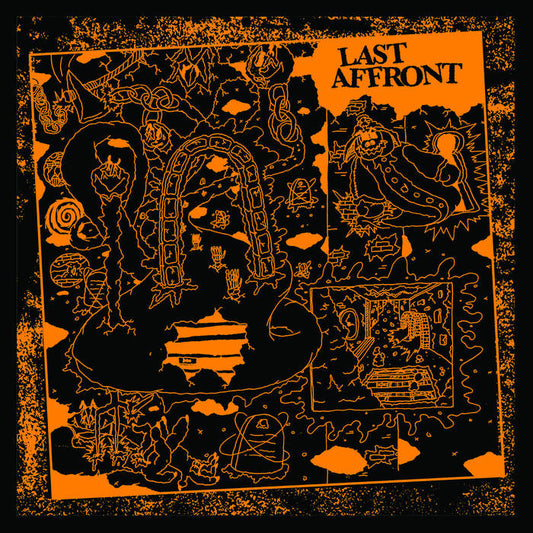 LAST AFFRONT - "TEN TRACK EP" 7”