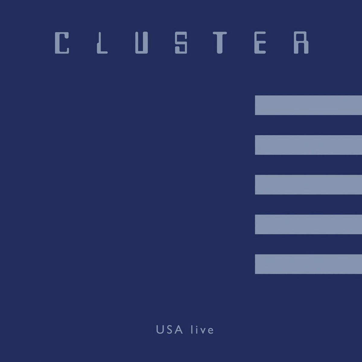 CLUSTER - "USA LIVE" LP
