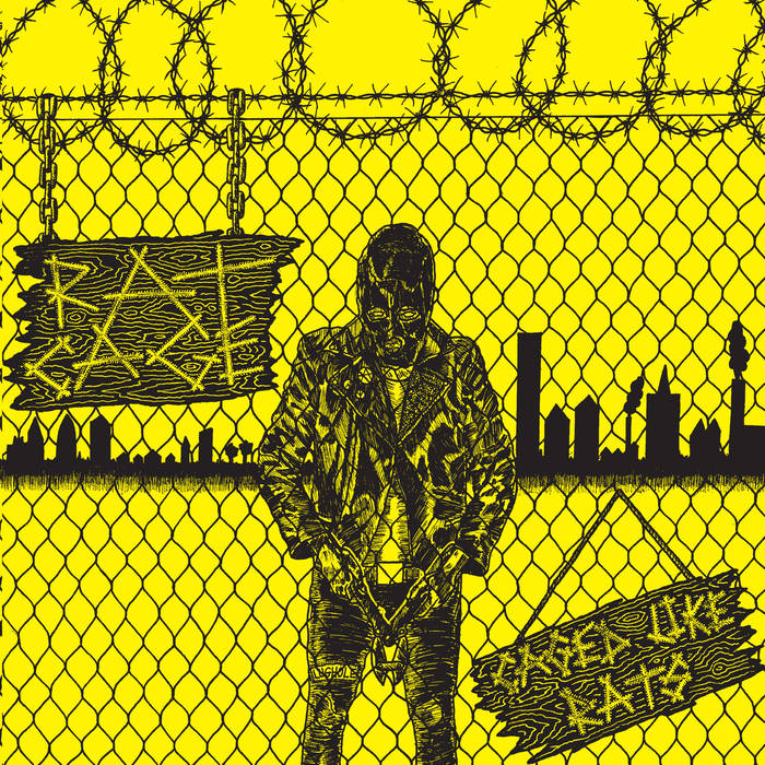 RAT CAGE - "CAGED LIKE RATS" 7"