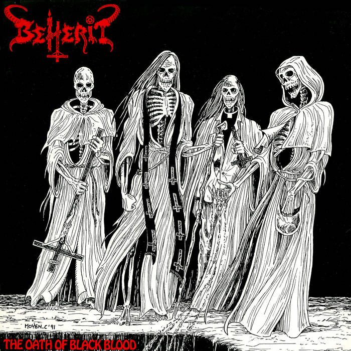 BEHERIT - "THE OATH OF BLACK BLOOD" LP