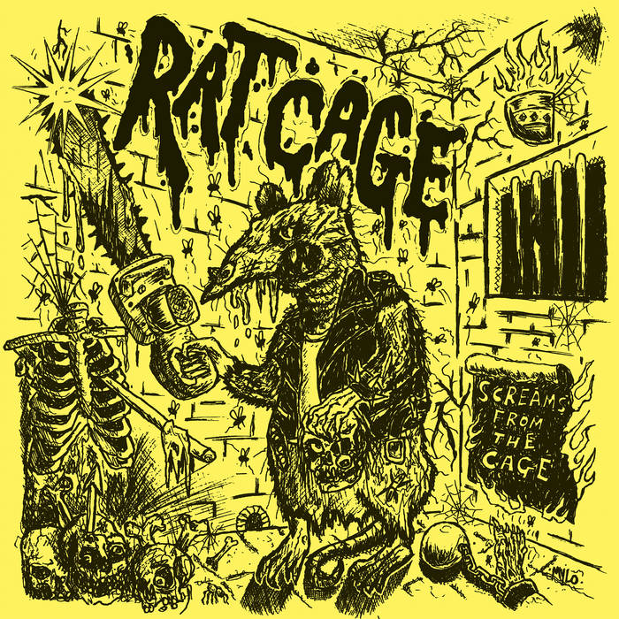 RAT CAGE - "SCREAMS FROM THE CAGE" LP