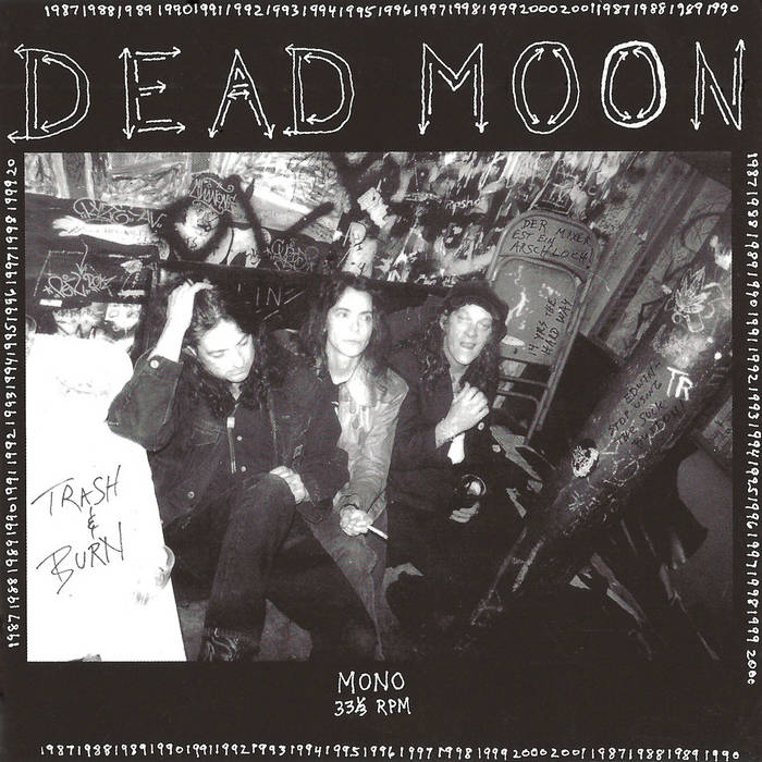 DEAD MOON - "TRASH AND BURN" LP