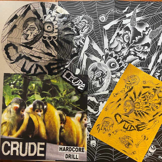 CRUDE - "HARDCORE DRILL" LP