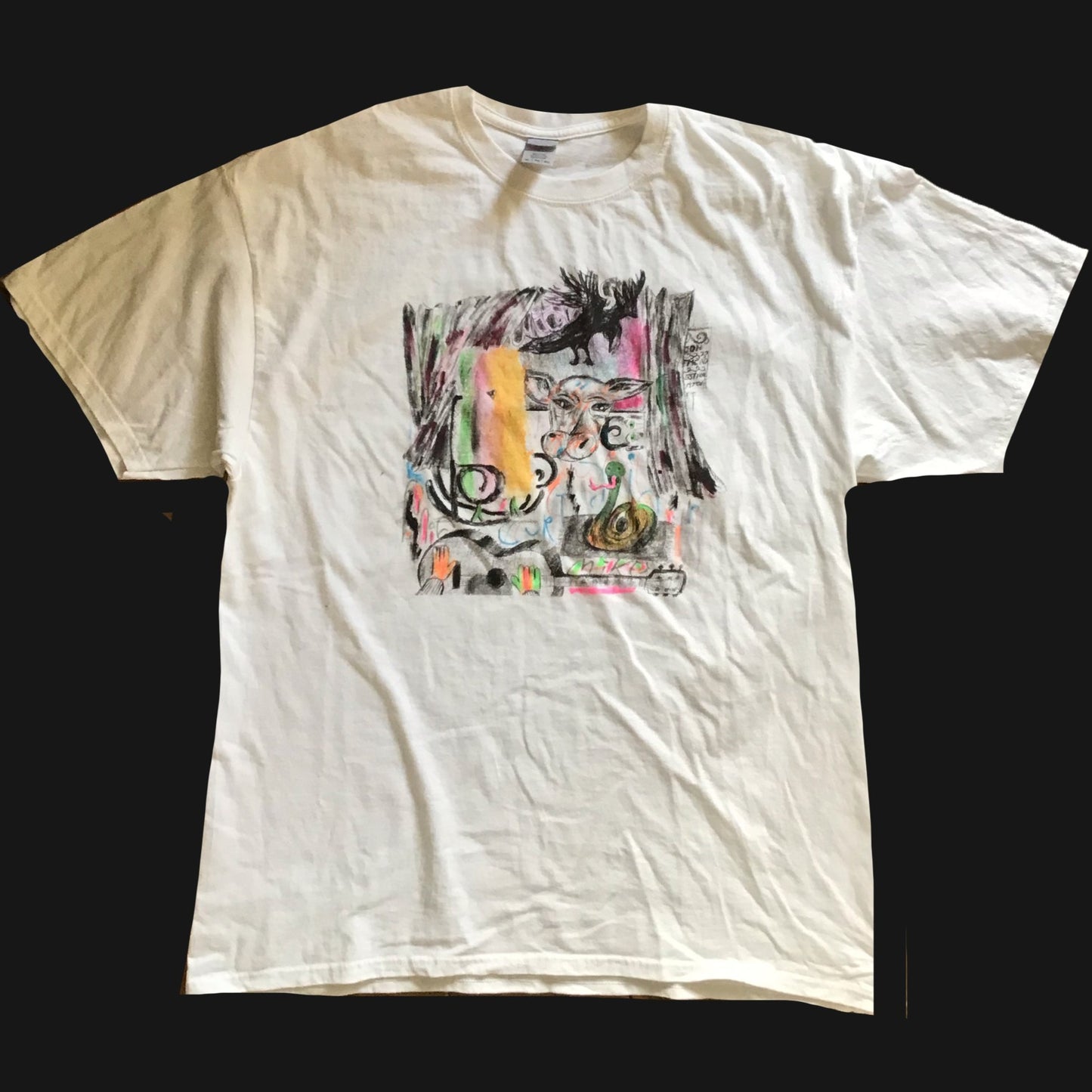 ANNA SAVAGE, LEW & JAMES VINCIGUERRA - "MIKEY YOUNG: CURTAINS" T-SHIRT