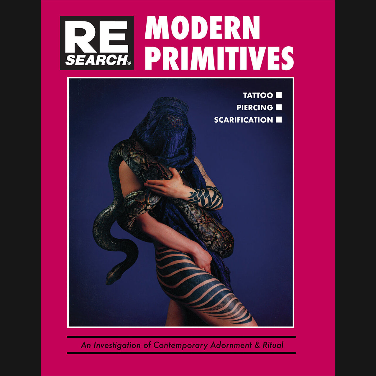 RE/SEARCH - "MODERN PRIMITIVES" BOOK