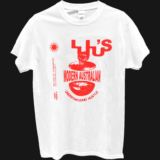 LULUS SHIRT - "JIMMY NEUMANN" RED ON WHITE